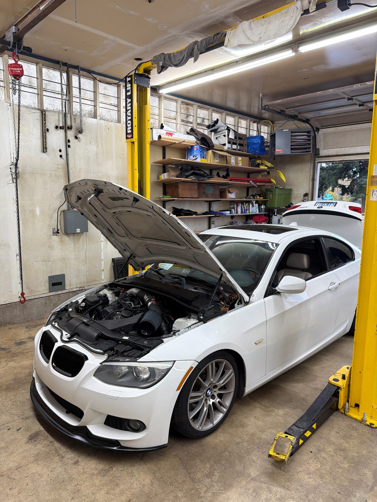 BMW 335i E92 performance service and tuning — Blue Rocket Performance, Portland Oregon