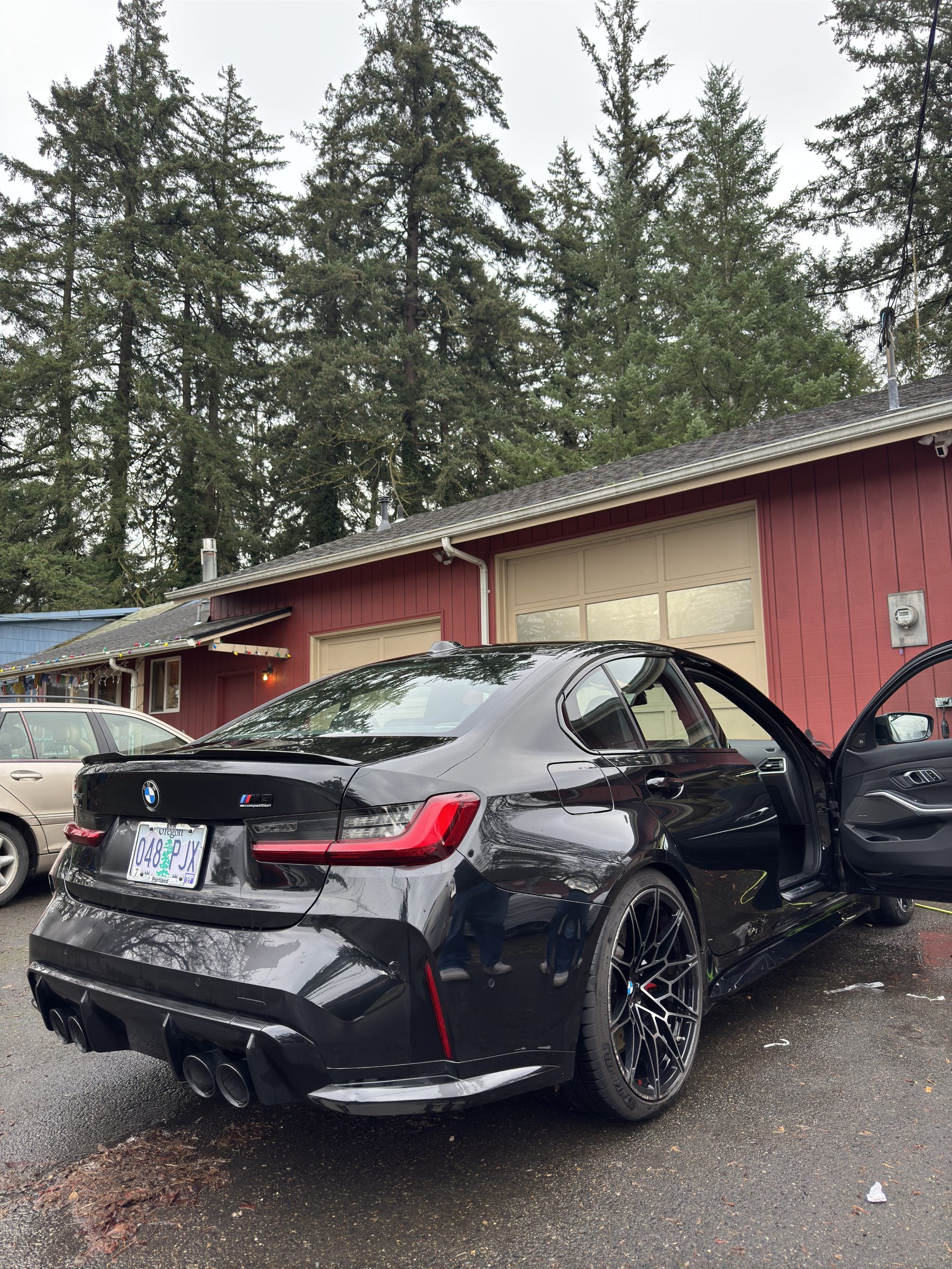 BMW M3 Competition after a full detail at Blue Rocket Performance — Milwaukie & Portland, Oregon