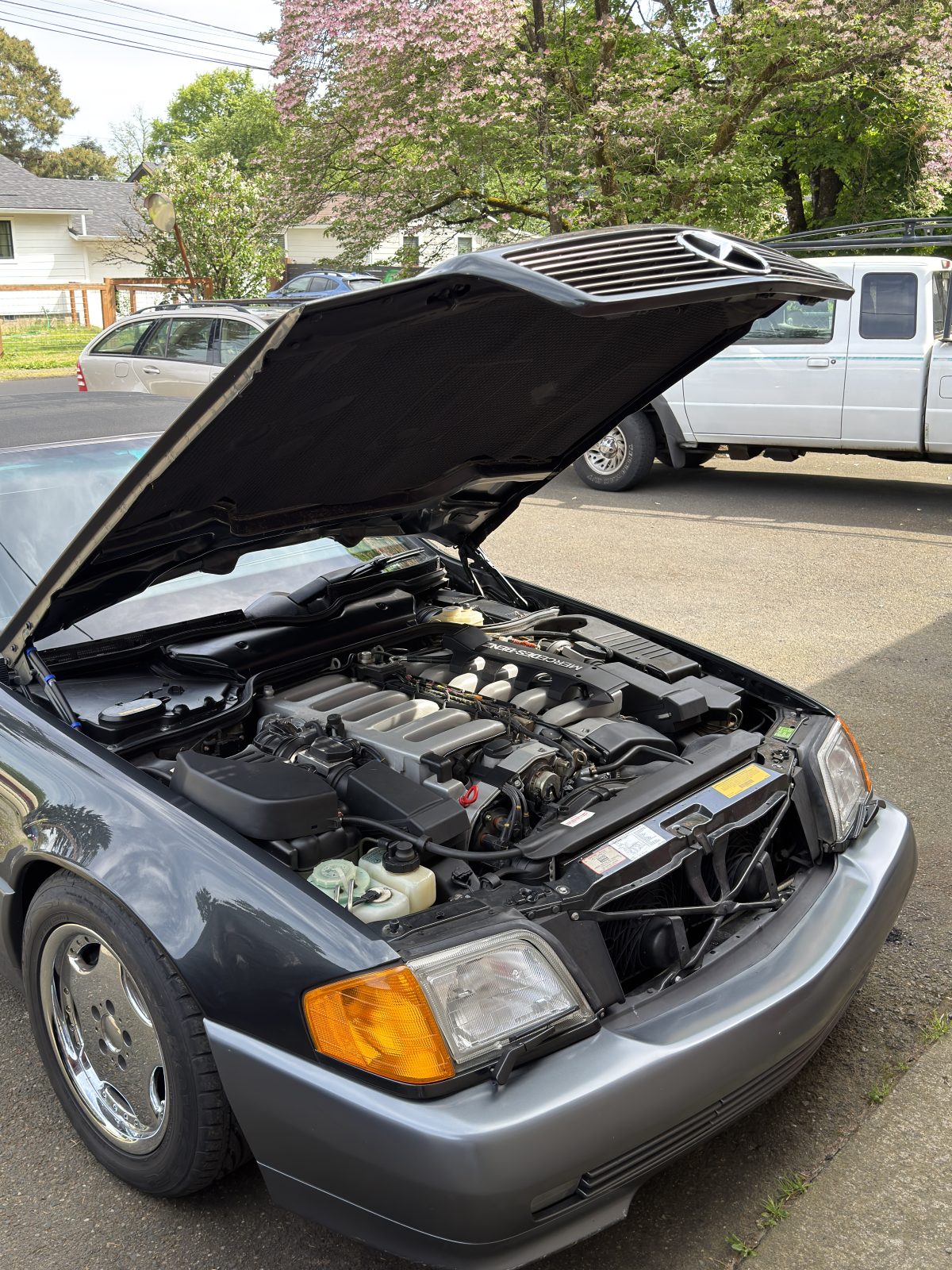 Mercedes-Benz SL600 V12 engine service and maintenance — Blue Rocket Performance, Portland Oregon