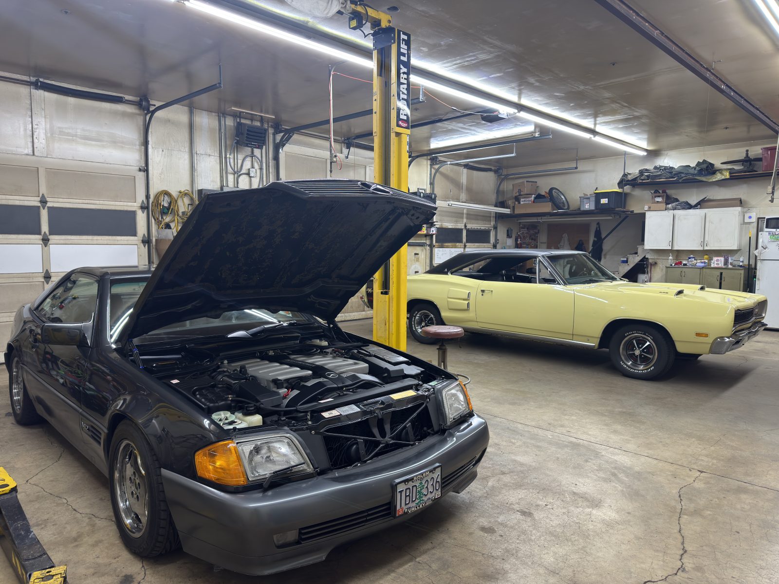 Mercedes-Benz SL V12 performance service — Blue Rocket Performance, Portland Oregon