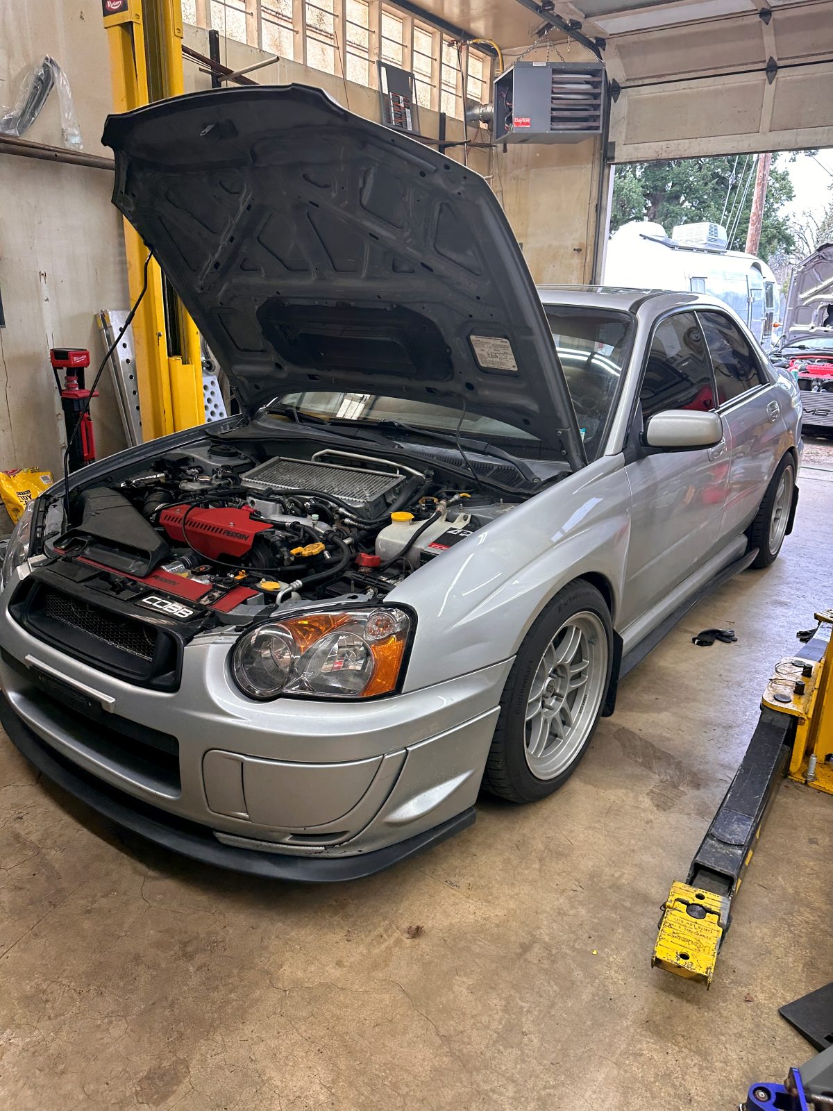 Subaru WRX ECU tune flash on a COBB Accessport — Blue Rocket Performance, Portland Oregon